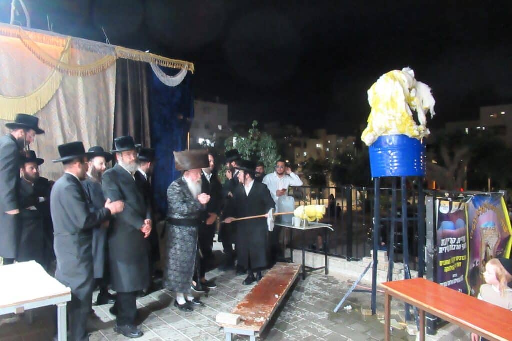 גלריה: מעמד ההדלקה בחסידות קרעטשניף - קרית גת