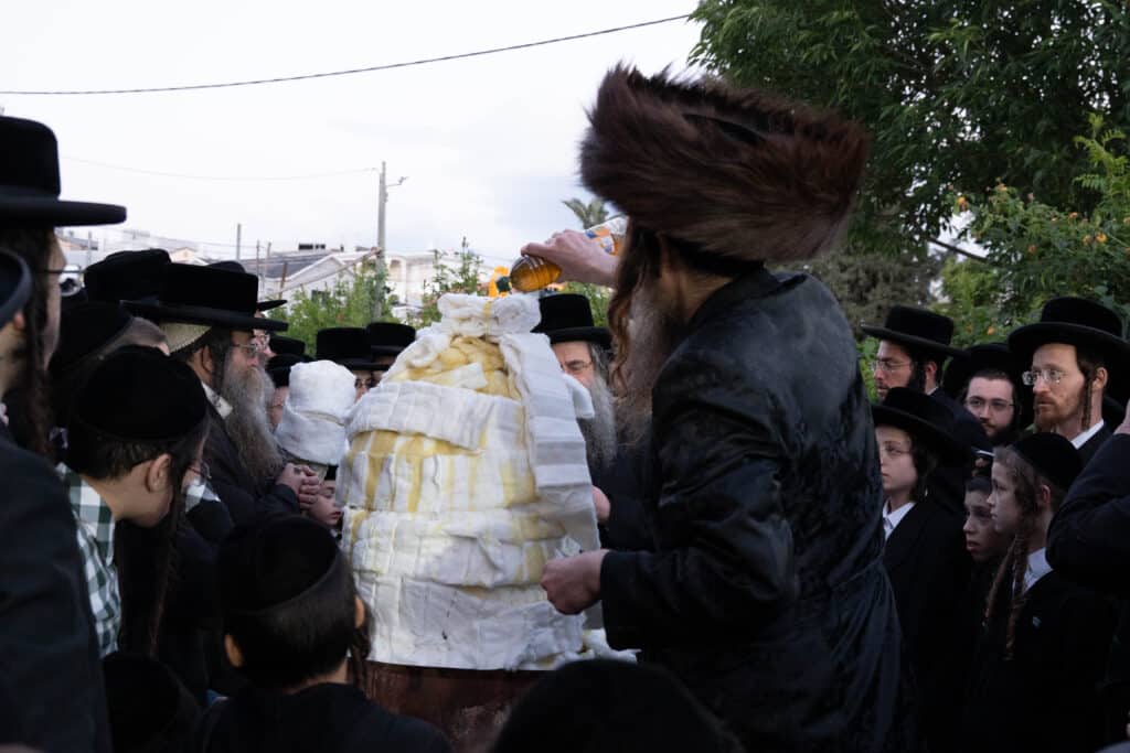 גלריה: מעמד ההדלקה של האדמו"ר מלעלוב בעיר טבריה