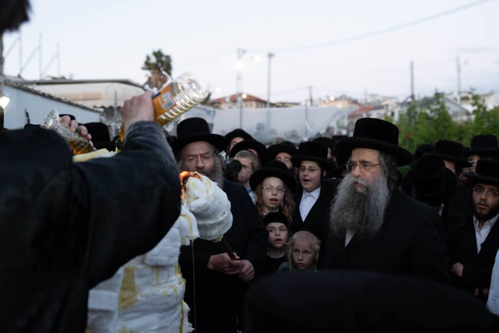 גלריה: מעמד ההדלקה של האדמו"ר מלעלוב בעיר טבריה