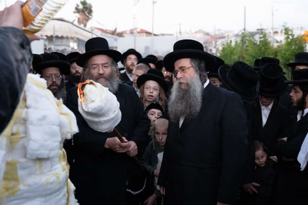 גלריה: מעמד ההדלקה של האדמו"ר מלעלוב בעיר טבריה