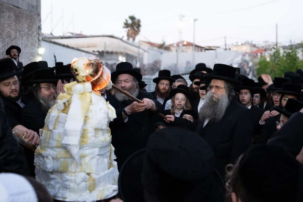 גלריה: מעמד ההדלקה של האדמו"ר מלעלוב בעיר טבריה