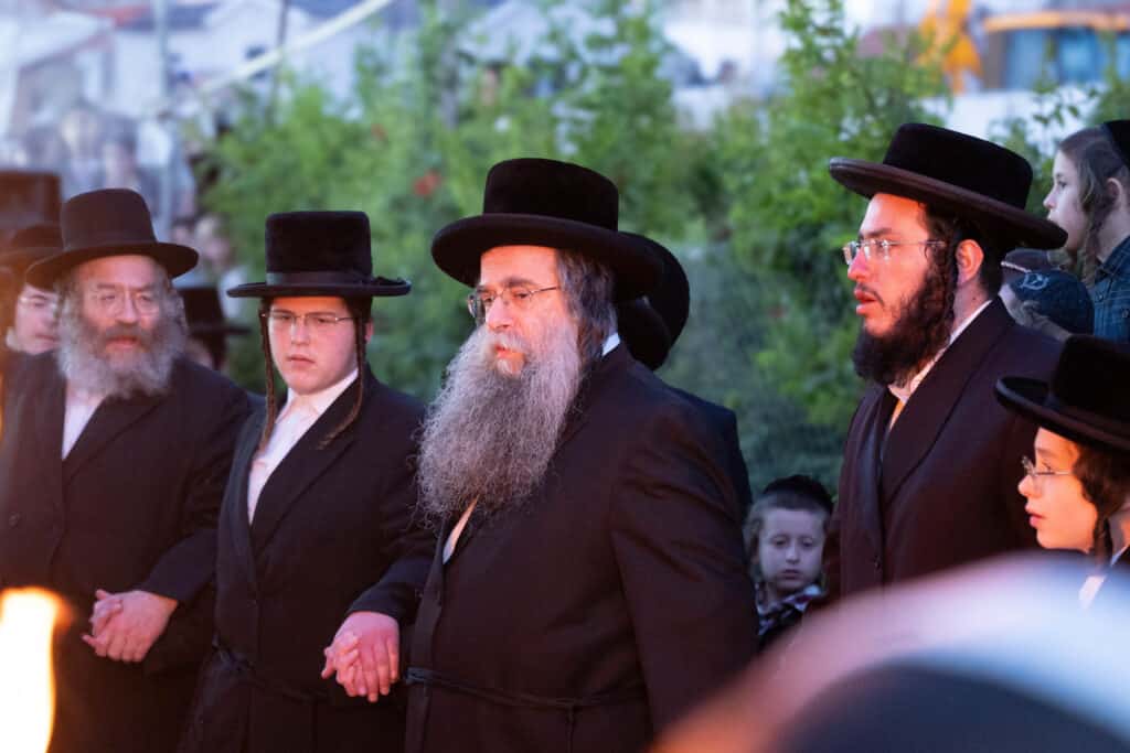 גלריה: מעמד ההדלקה של האדמו"ר מלעלוב בעיר טבריה