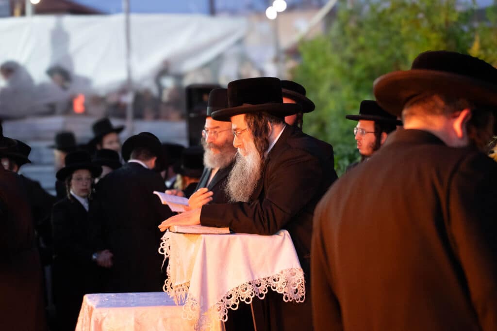 גלריה: מעמד ההדלקה של האדמו"ר מלעלוב בעיר טבריה
