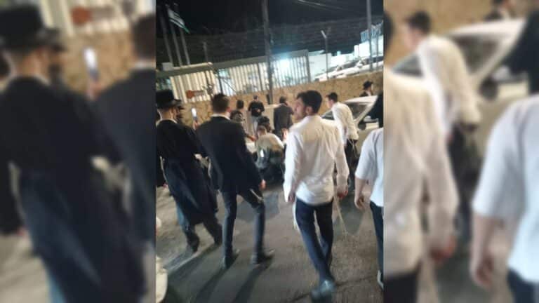 בחור ישיבה נעצר בתום מרדף, מפגינים חסמו את כיכר השבת