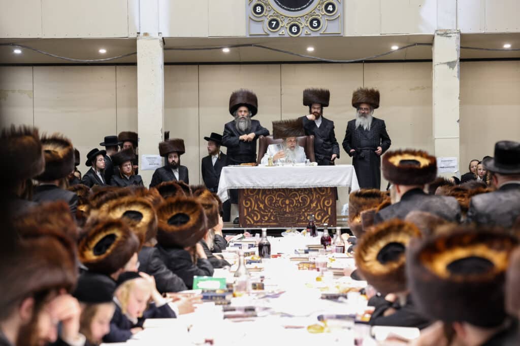 מעמד נעילת החג וברכת הרבי מסאמטר בויליאמסבורג