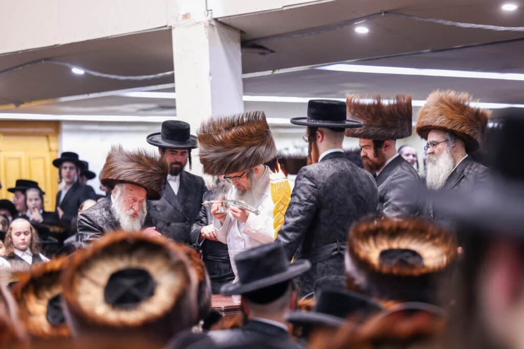 מעמד נעילת החג וברכת הרבי מסאמטר בויליאמסבורג