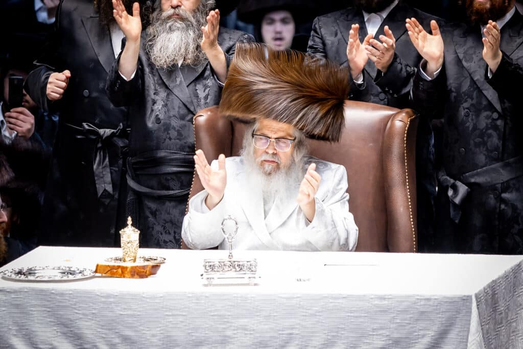 מעמד נעילת החג וברכת הרבי מסאמטר בויליאמסבורג