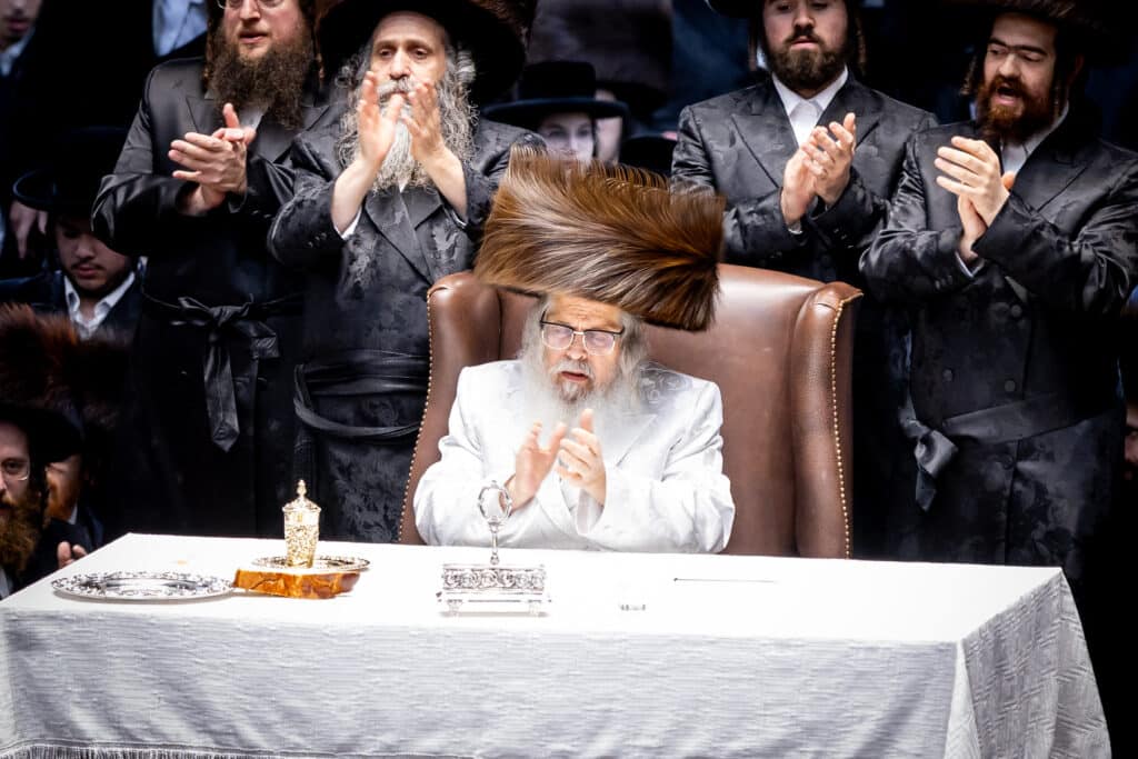 מעמד נעילת החג וברכת הרבי מסאמטר בויליאמסבורג