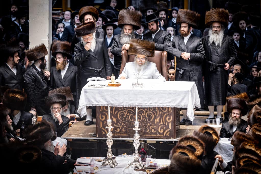 מעמד נעילת החג וברכת הרבי מסאמטר בויליאמסבורג