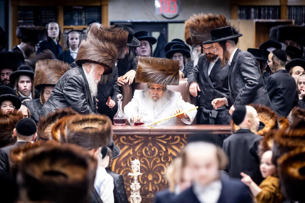מעמד נעילת החג וברכת הרבי מסאמטר בויליאמסבורג