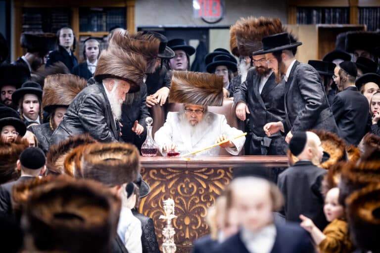 מעמד נעילת החג וברכת הרבי מסאמטר בויליאמסבורג