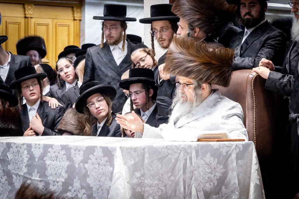 מעמד נעילת החג וברכת הרבי מסאמטר בויליאמסבורג
