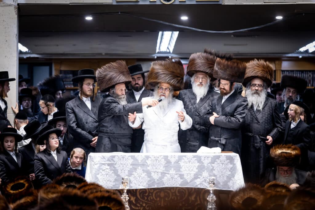 מעמד נעילת החג וברכת הרבי מסאמטר בויליאמסבורג