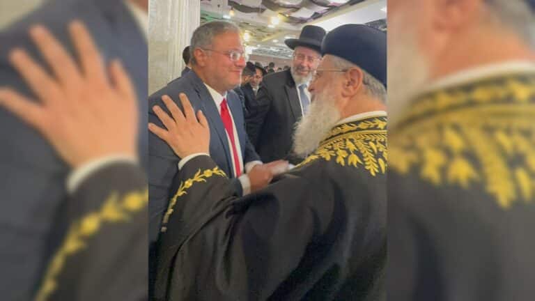 בן גביר שוחח עם הראשון לציון – זה מה שהוא סיפר