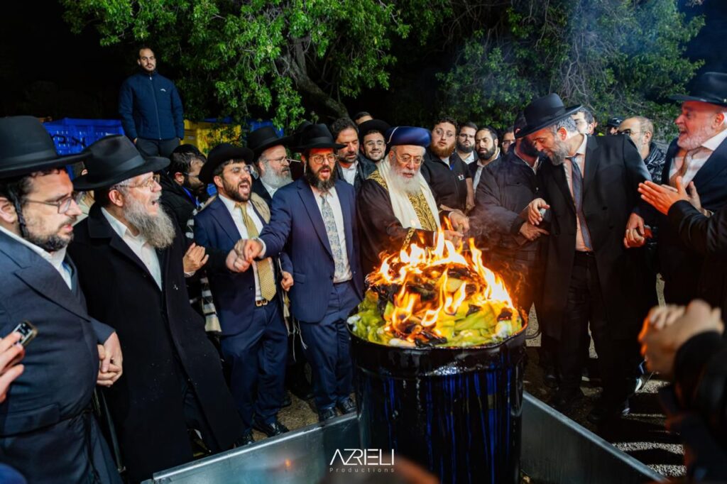 מעמד ההדלקה המרכזי בראשות הגרש"מ עמאר