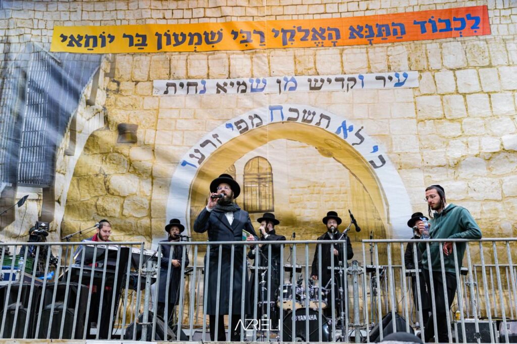 מעמד ההדלקה המרכזי בראשות הגרש"מ עמאר