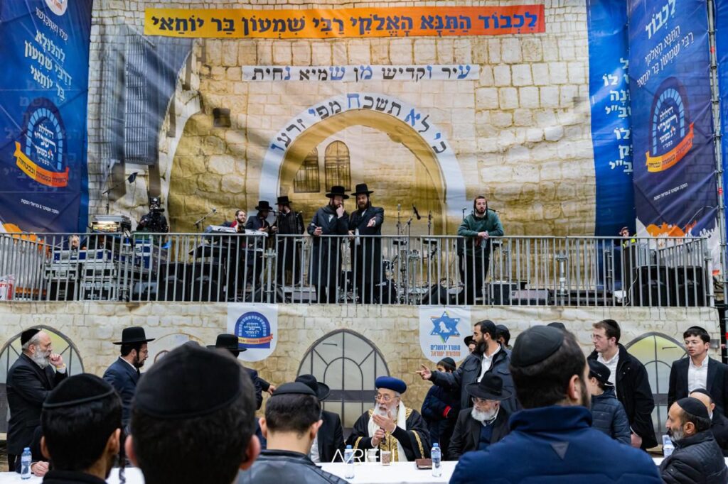 מעמד ההדלקה המרכזי בראשות הגרש"מ עמאר