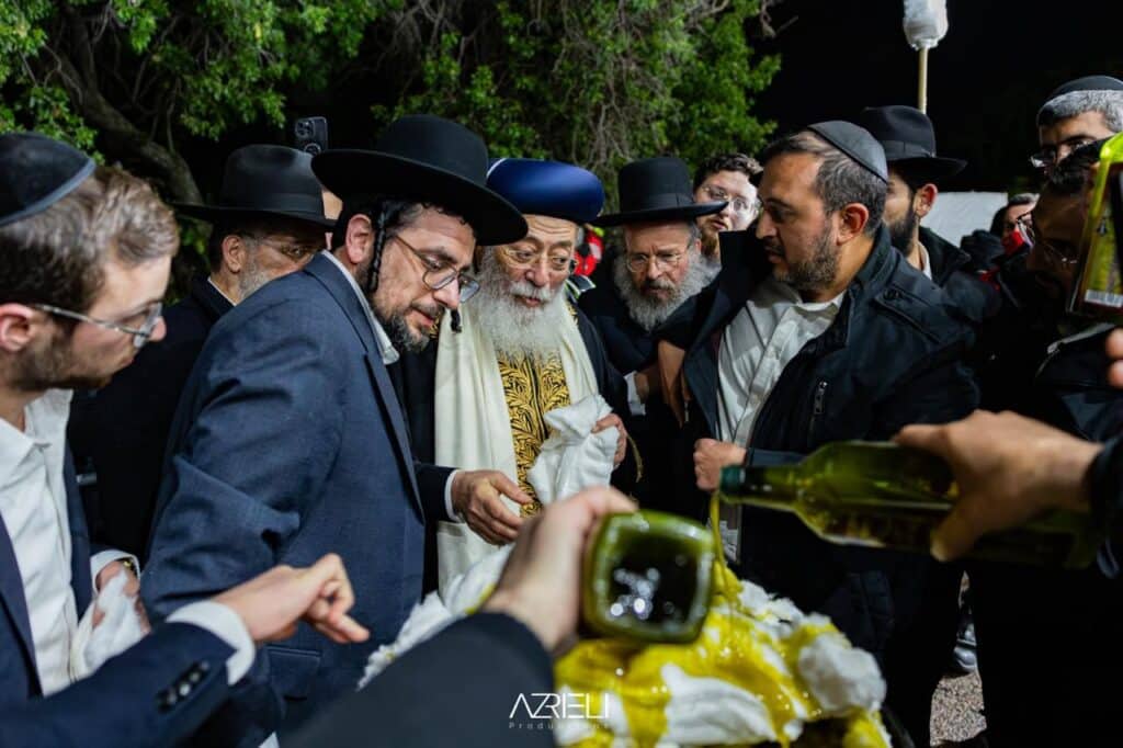 מעמד ההדלקה המרכזי בראשות הגרש"מ עמאר