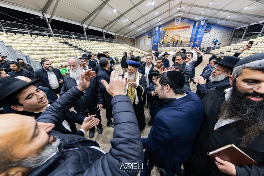 מעמד ההדלקה המרכזי בראשות הגרש"מ עמאר