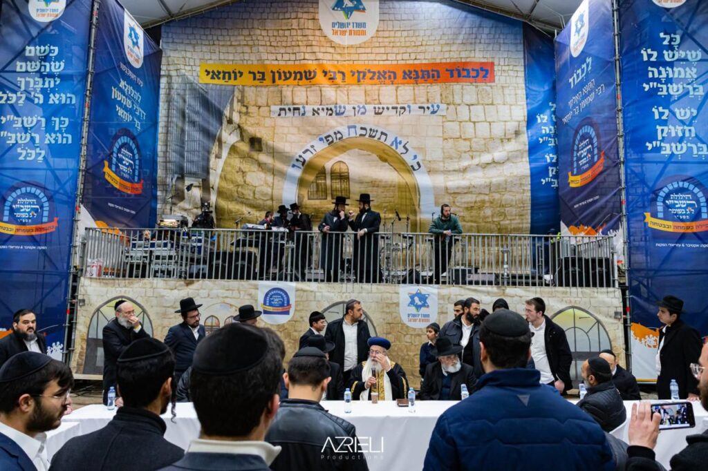 מעמד ההדלקה המרכזי בראשות הגרש"מ עמאר