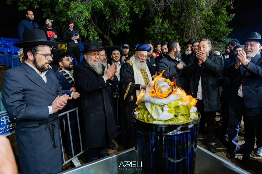 מעמד ההדלקה המרכזי בראשות הגרש"מ עמאר