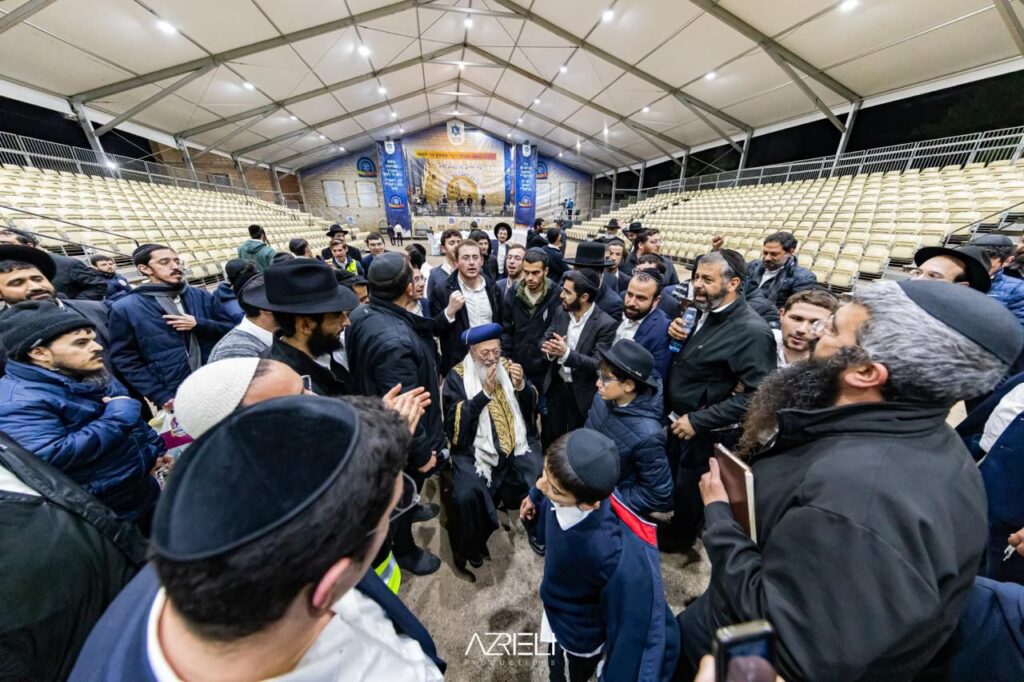 מעמד ההדלקה המרכזי בראשות הגרש"מ עמאר
