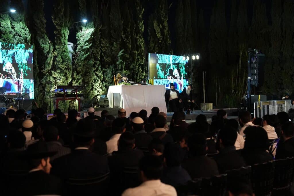 הגאון הינוקא הדליק את האבוקה והתבשר על הולדת בנו