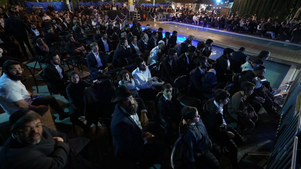 הגאון הינוקא הדליק את האבוקה והתבשר על הולדת בנו