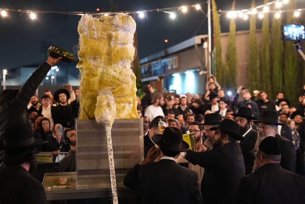 הגאון הינוקא הדליק את האבוקה והתבשר על הולדת בנו