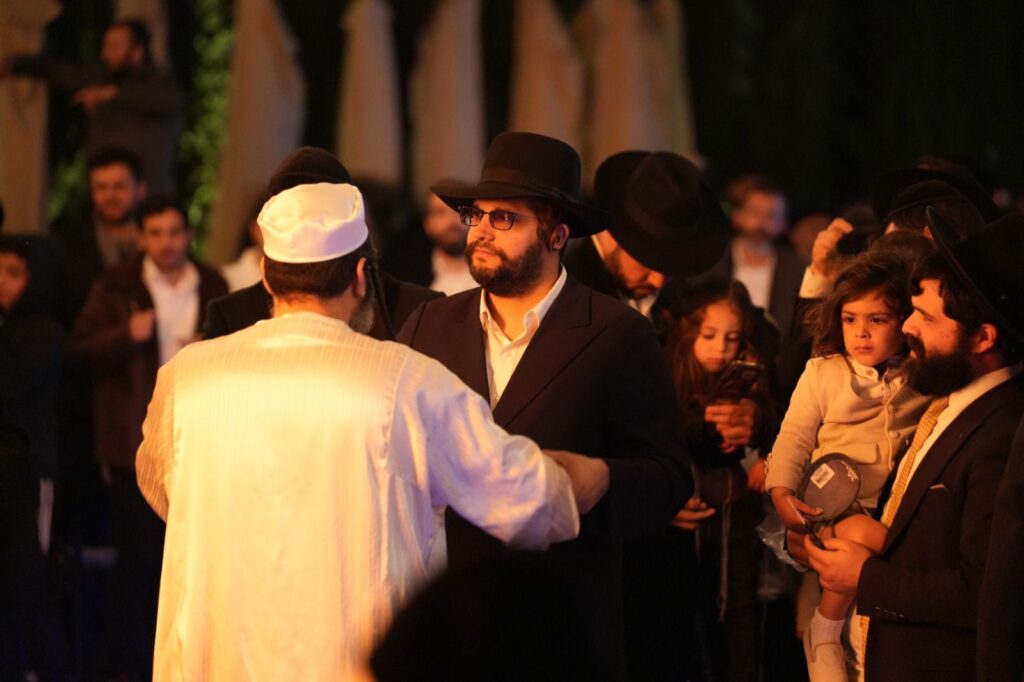 הגאון הינוקא הדליק את האבוקה והתבשר על הולדת בנו