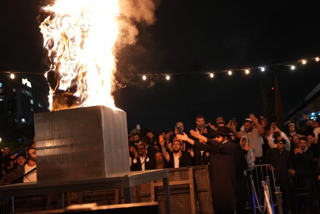 הגאון הינוקא הדליק את האבוקה והתבשר על הולדת בנו