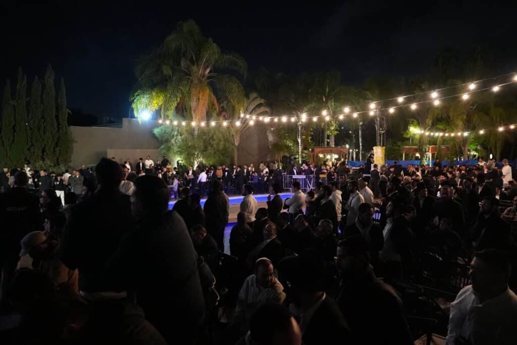 הגאון הינוקא הדליק את האבוקה והתבשר על הולדת בנו