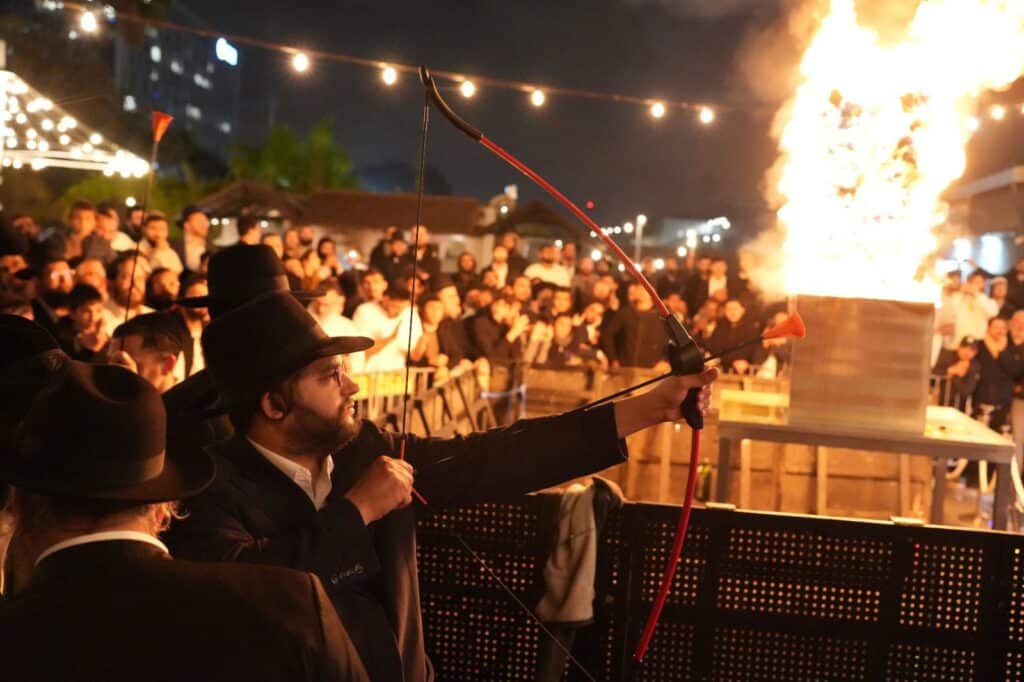הגאון הינוקא הדליק את האבוקה והתבשר על הולדת בנו