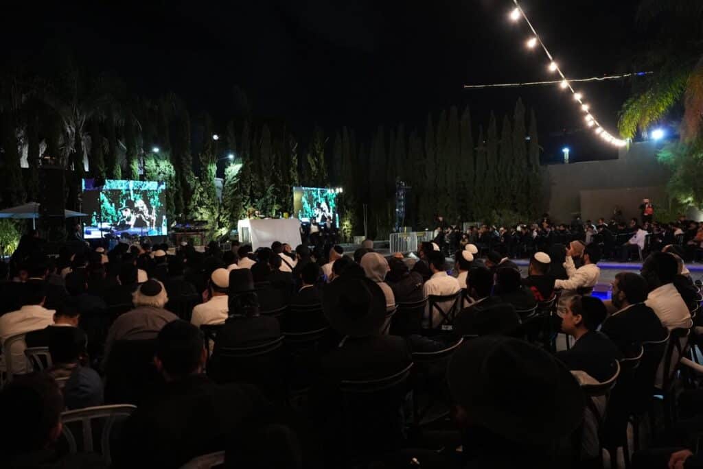 הגאון הינוקא הדליק את האבוקה והתבשר על הולדת בנו