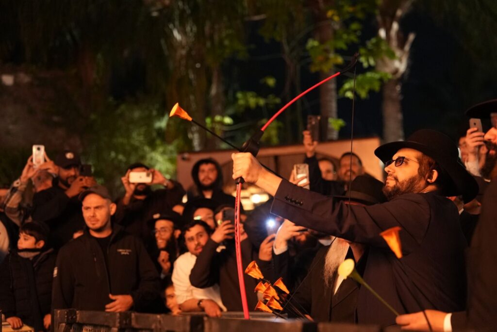 הגאון הינוקא הדליק את האבוקה והתבשר על הולדת בנו