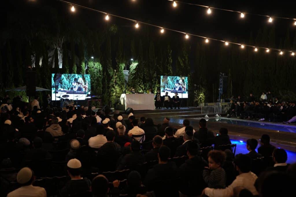 הגאון הינוקא הדליק את האבוקה והתבשר על הולדת בנו