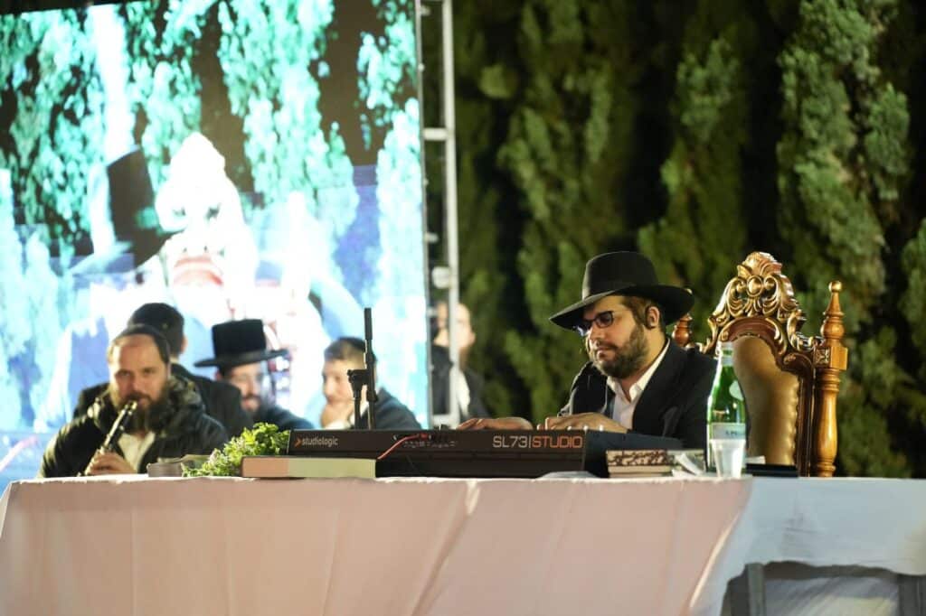 הגאון הינוקא הדליק את האבוקה והתבשר על הולדת בנו