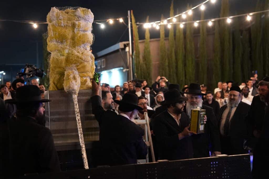 הגאון הינוקא הדליק את האבוקה והתבשר על הולדת בנו