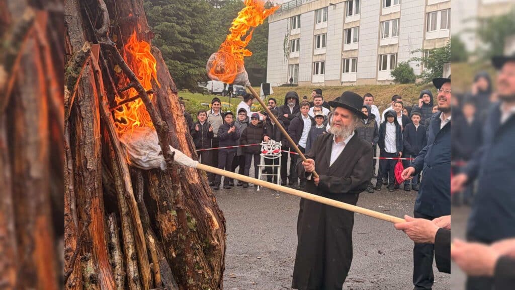 רגע השיא: הפוסק הליטאי ריגש את הקהילה המקומית בפריז