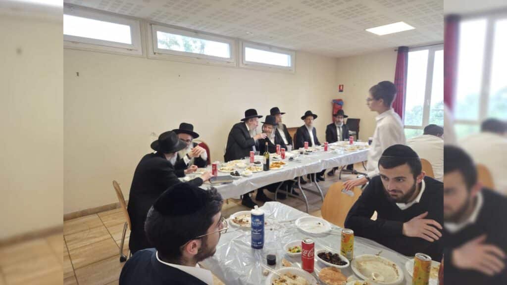 רגע השיא: הפוסק הליטאי ריגש את הקהילה המקומית בפריז