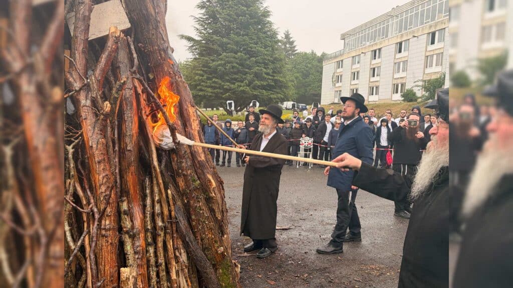 רגע השיא: הפוסק הליטאי ריגש את הקהילה המקומית בפריז