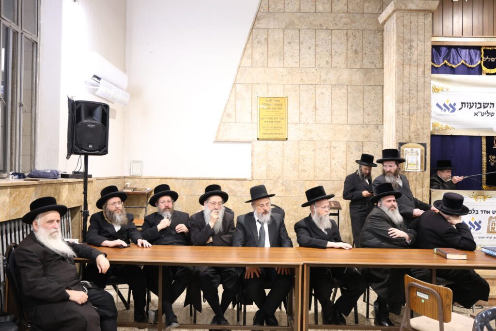 כנס הכנה למתן תורה בישיבת תורה ואמונה של ארגון 'צהר'