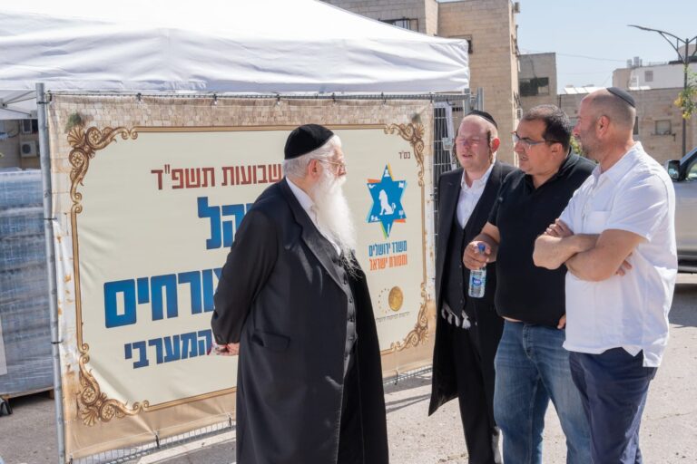 שנה רביעית לפרויקט האוהלים בדרך לכותל המערבי בשבועות