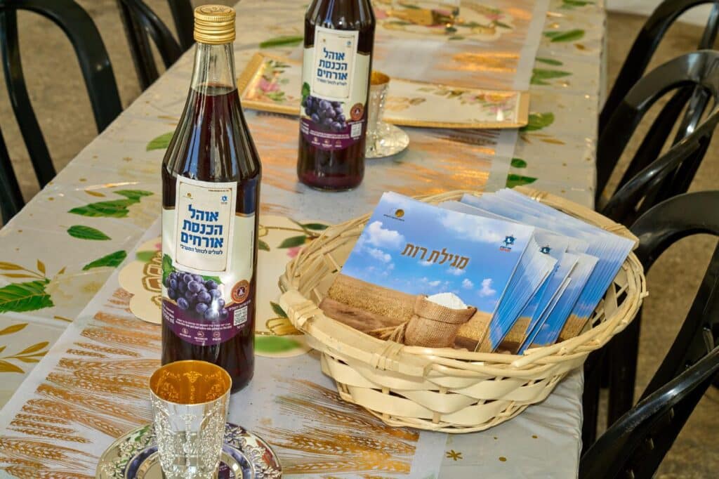 שנה רביעית לפרויקט האוהלים בדרך לכותל המערבי בשבועות