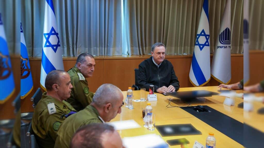 סיכול ממוקד בלבנון; שר הביטחון קיים הערכת מצב בקרייה