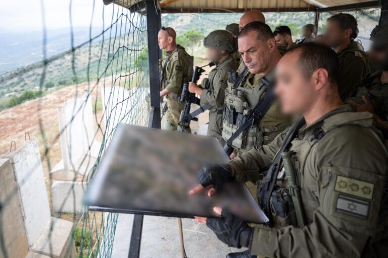 "הקו הצהוב לא מגביל אותנו": הרמטכ"ל ביקר בשטח לבנון