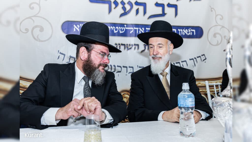 הרב אדלשטיין הוכתר לרב העיר בטקס מרגש
