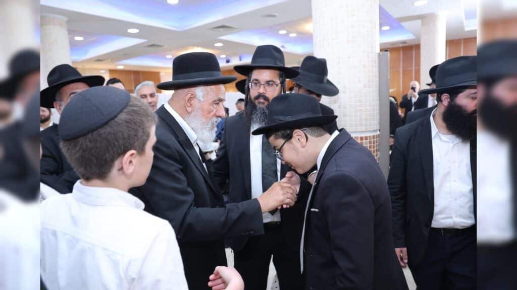 גלריה: שמחת הבר מצווה לנין חבר מועצת חכמי התורה