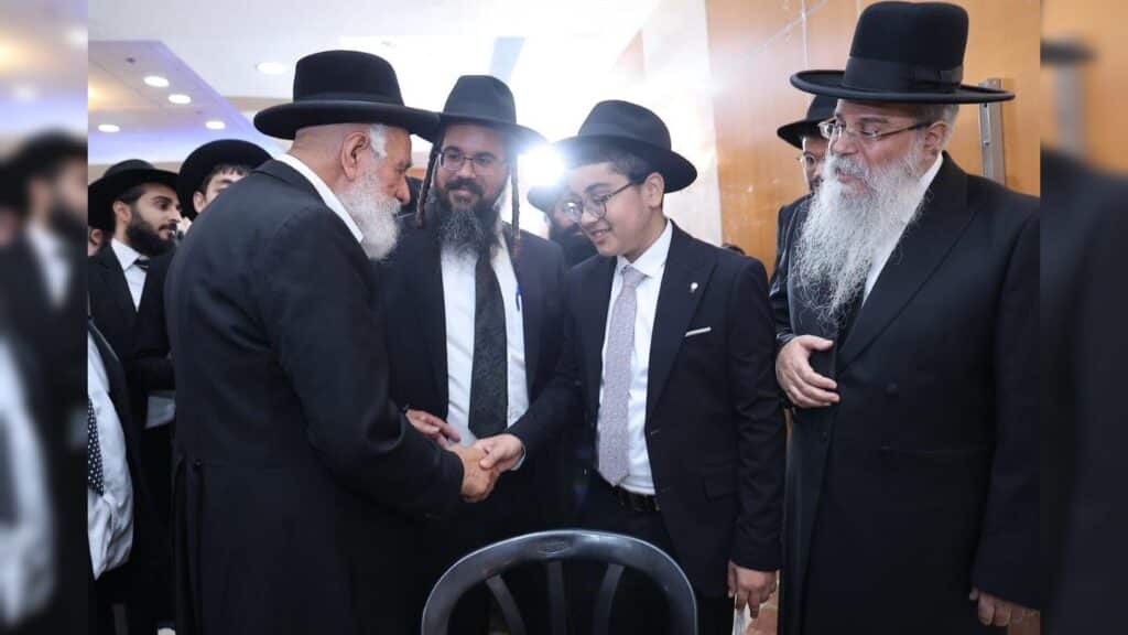 גלריה: שמחת הבר מצווה לנין חבר מועצת חכמי התורה