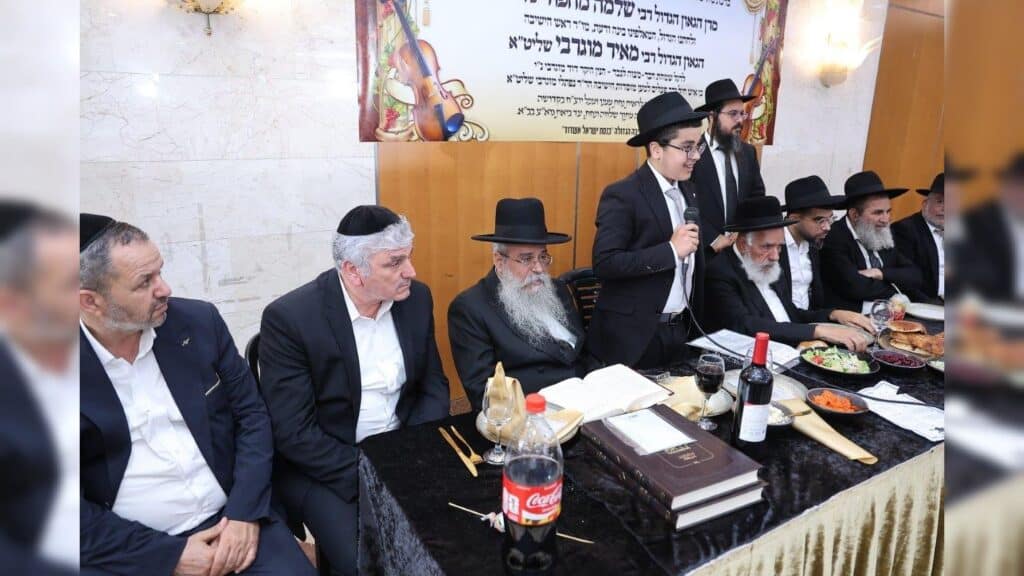 גלריה: שמחת הבר מצווה לנין חבר מועצת חכמי התורה